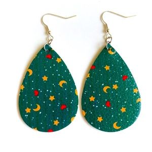 Holiday Tear Drop Earrings